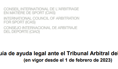 Preguntas y respuestas sobre el Fondo de Ayuda Legal para el Fútbol del TAS